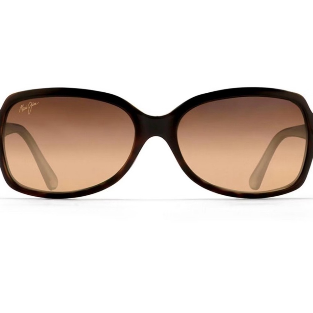 MAUI JIM CLOUD BREAK TORTOISE/BLUE POLARIZED SUNGLASSES!! Made in Italy